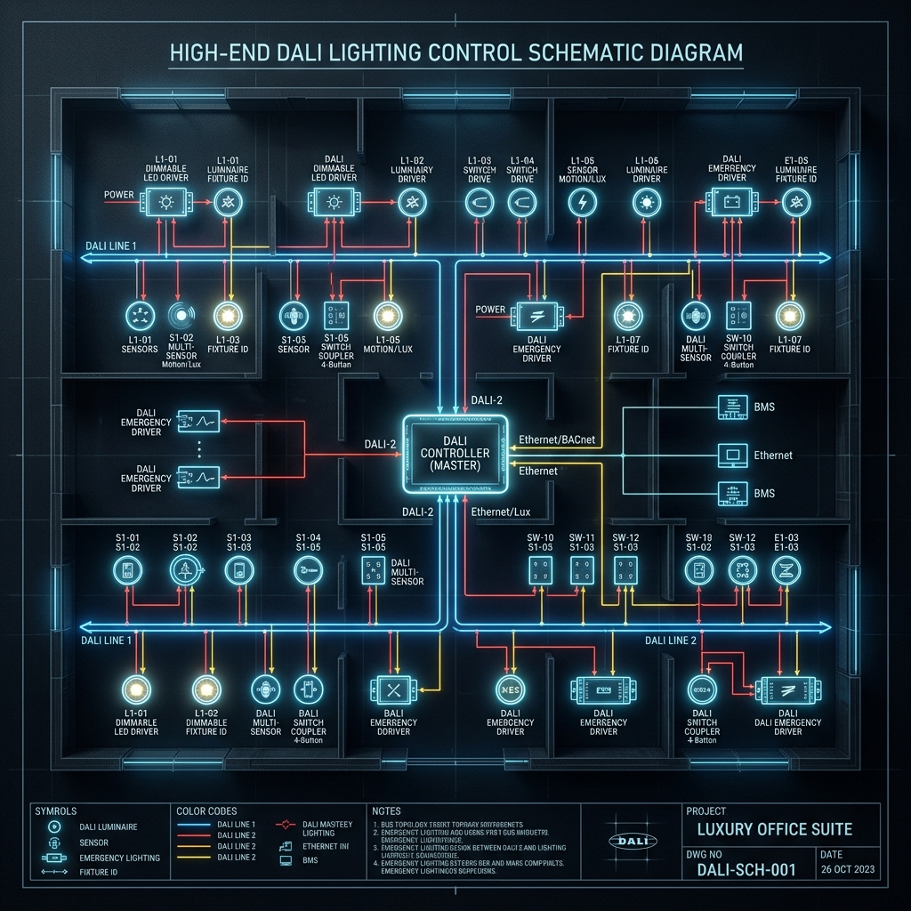 Control panel layout