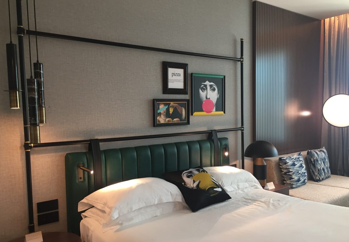 High-CRI hotel guest-room lighting, Dubai airport hotel refurbishment