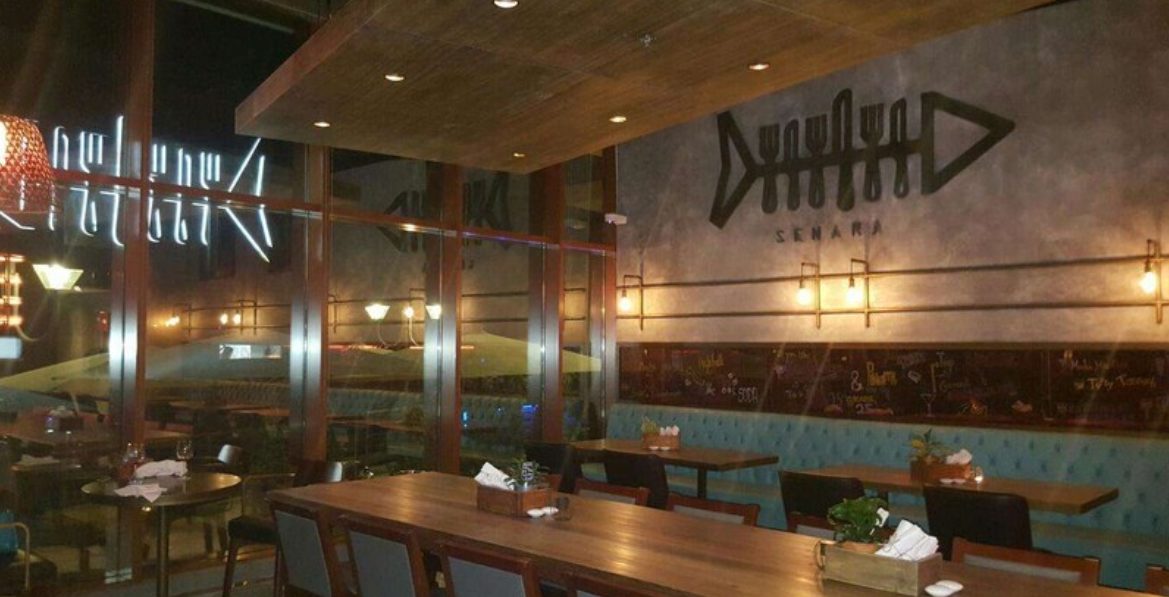 Senara Restaurant interior lighting and control