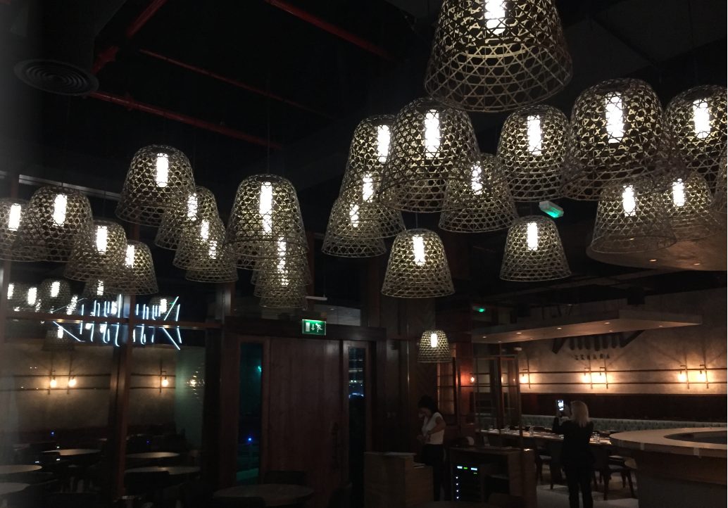 Senara Restaurant Palm Views dining lighting